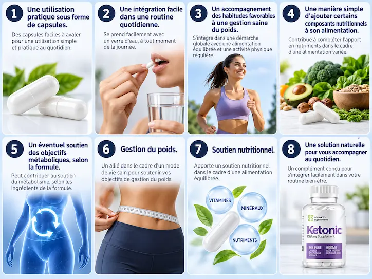 bienfaits de Ketonic capsules